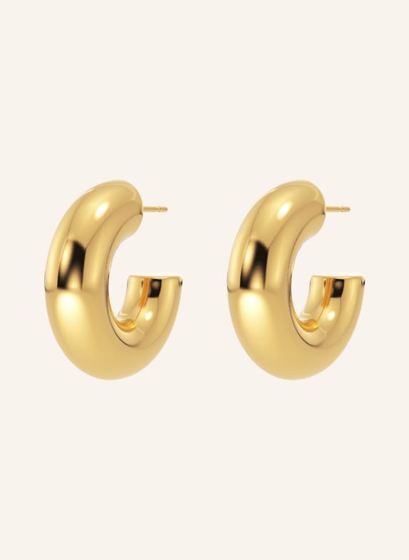 EDBLAD CHUNKY hoop earrings GOLD