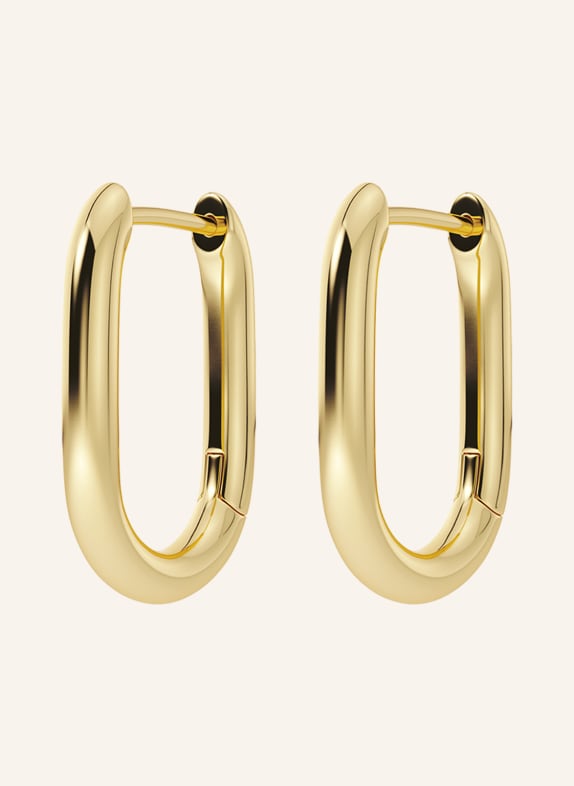 EDBLAD MODERNIST hoop earrings GOLD