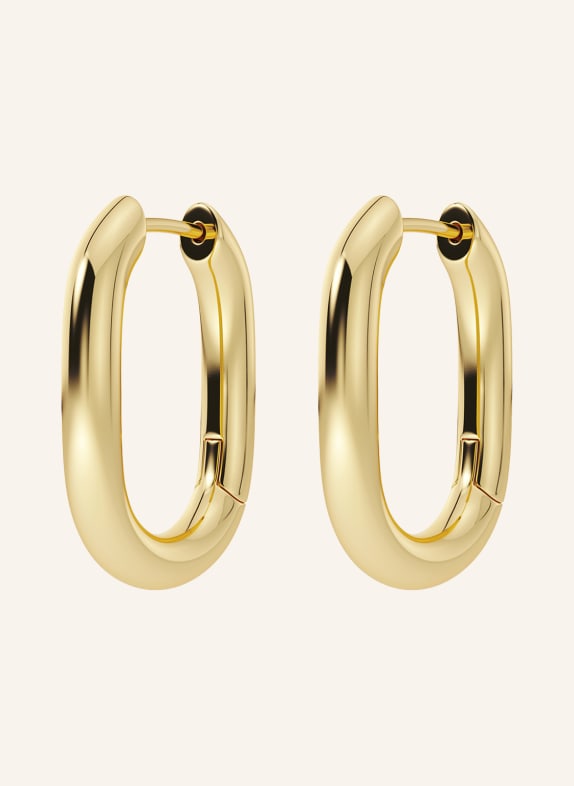 EDBLAD MODERNIST hoop earrings GOLD