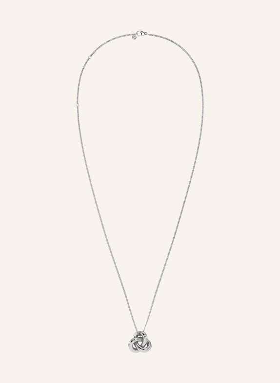 EDBLAD Collier INFINITY KNOT L ARGENT