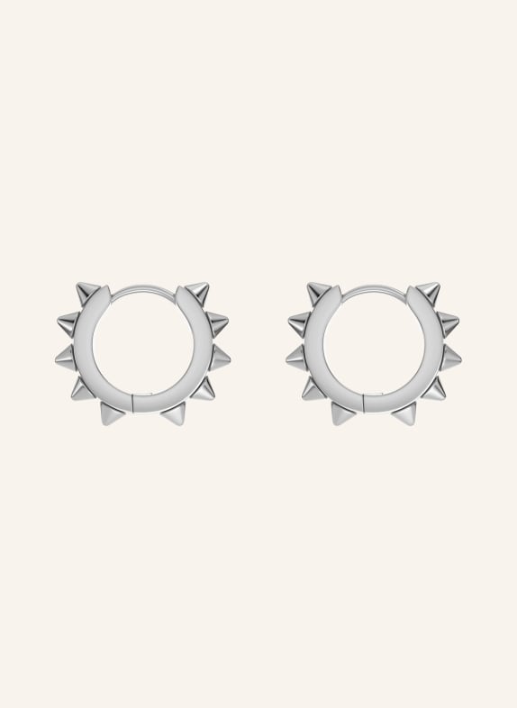 EDBLAD PEAK hoop earrings SILVER