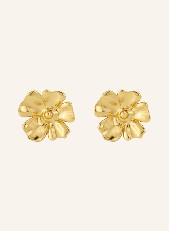 EDBLAD FLORAL L stud earrings GOLD