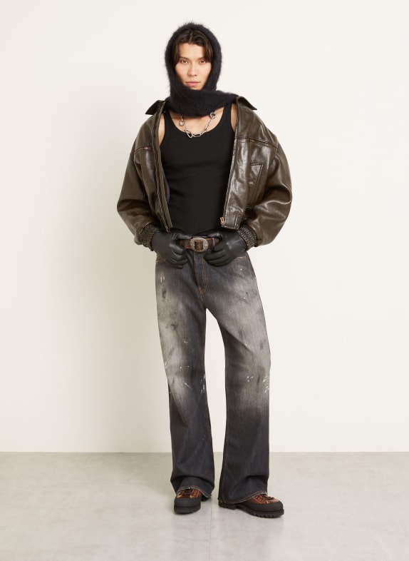 Acne Studios Jeans Regular Fit 900 BLACK