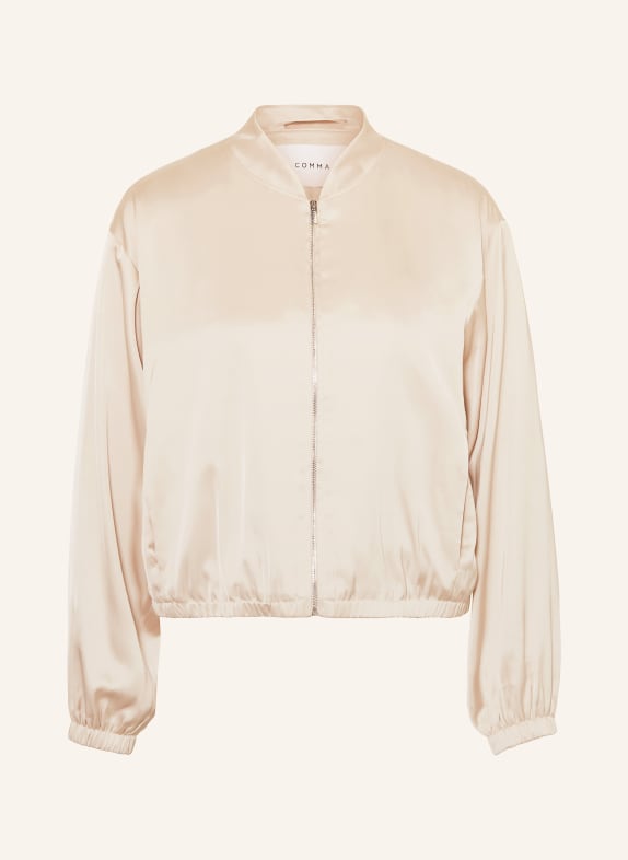 comma Satinblouson CREME