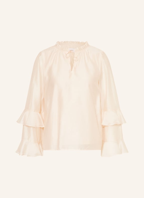 comma Chemisier à volants CRÈME