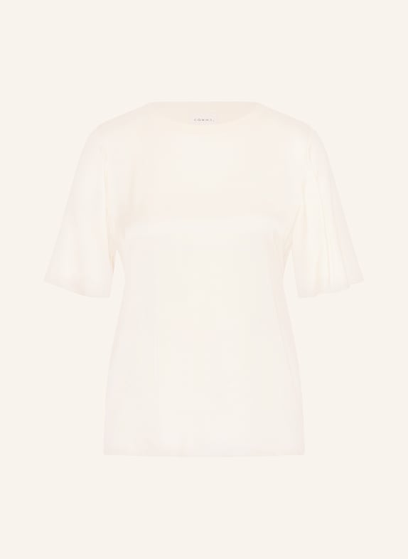 comma Chemisier en mélange de matières ÉCRU