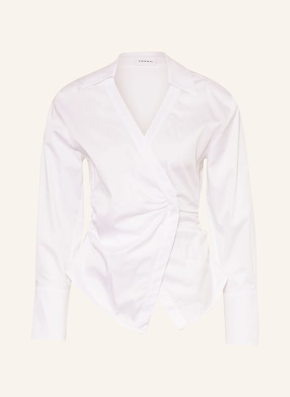comma chemisier croisé BLANC