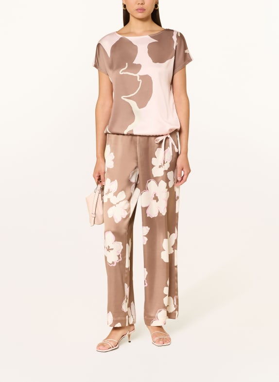 s.Oliver BLACK LABEL T-shirt in verschillende materialen ROSE CLAIR / BRUIN / CRÈME