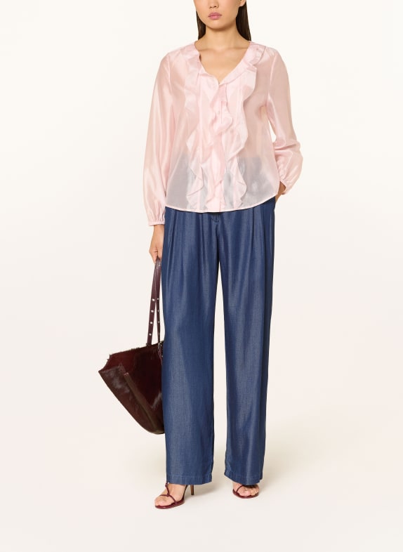 s.Oliver BLACK LABEL Blouse met volants ROSE CLAIR