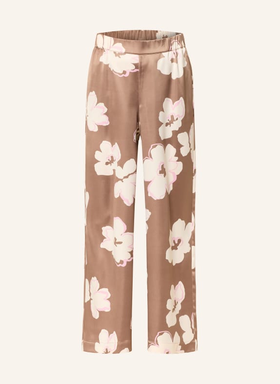s.Oliver BLACK LABEL Satinhose BRAUN / ROSA / CREME