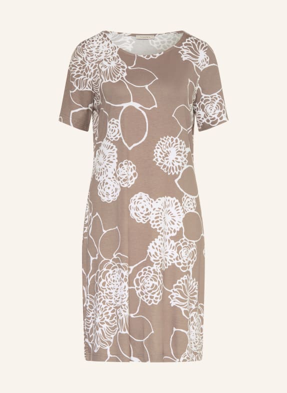 lilienfels Jerseykleid TAUPE / WEISS