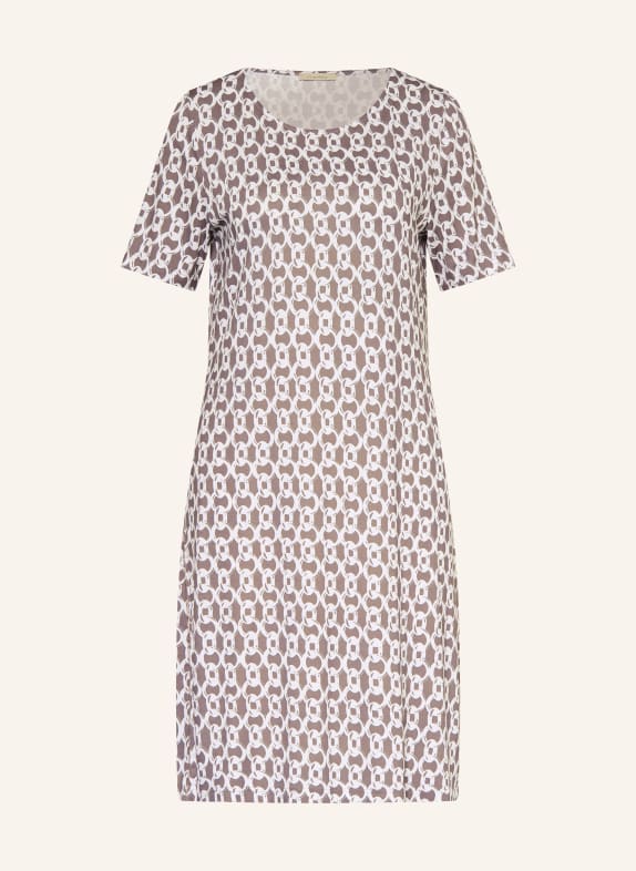 lilienfels Jerseykleid TAUPE / WEISS