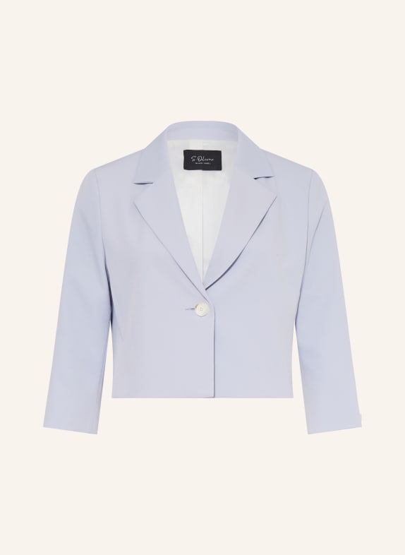 s.Oliver BLACK LABEL Korte blazer met 3/4-mouwen LICHTBLAUW