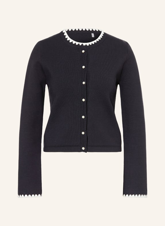 Rich & Royal kardigan GRANATOWY