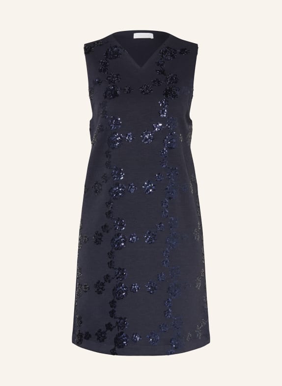 Rich & Royal Sukienka z cekinami GRANATOWY