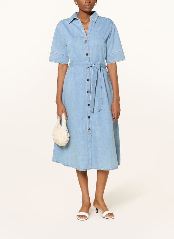 comma Jeanskleid HELLBLAU