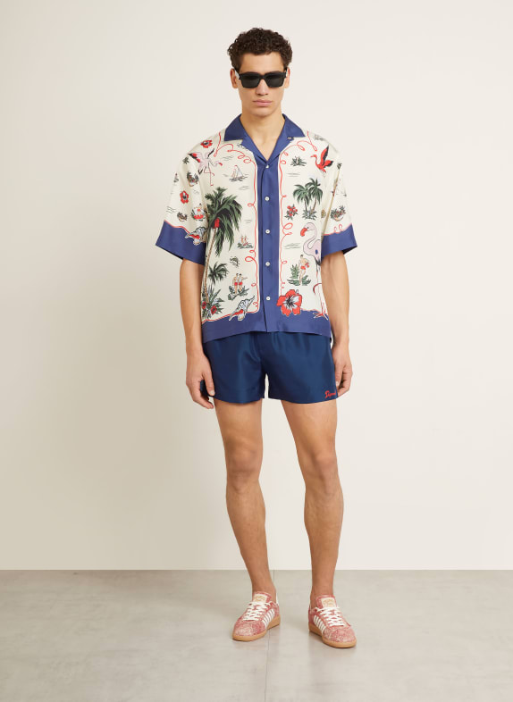 DSQUARED2 Silkesbyxor MÖRKBLÅ