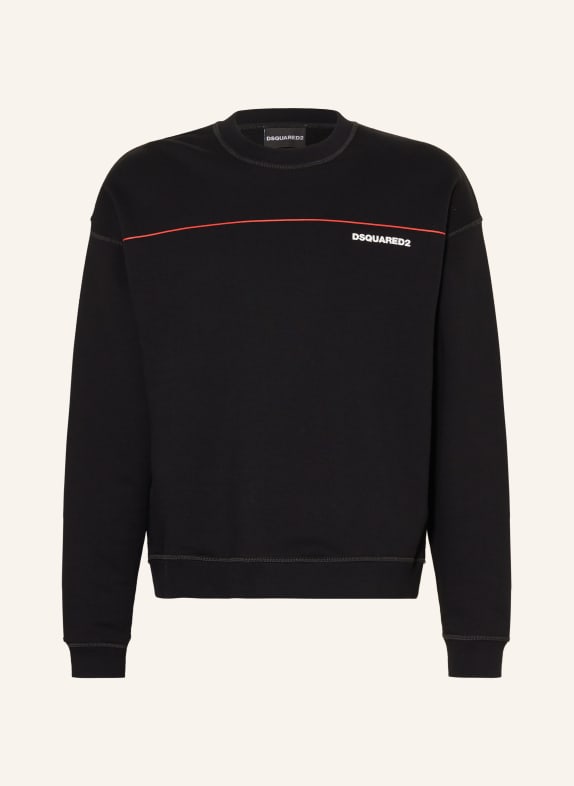 DSQUARED2 mikina ČERNÁ