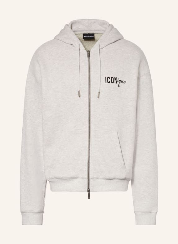 DSQUARED2 Sweatjacke HELLGRAU / KHAKI / DUNKELBLAU