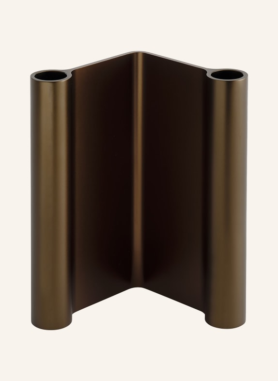 MUUTO Kerzenhalter DUNKELBRAUN