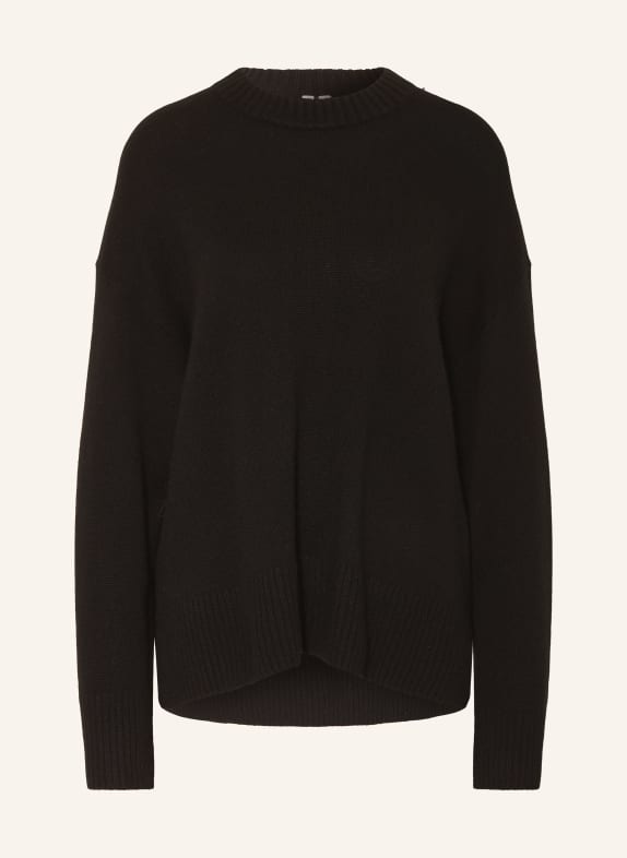 ARKET Oversized-Pullover aus Cashmere SCHWARZ