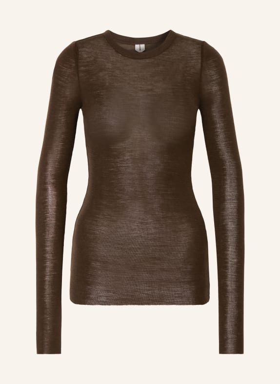 ARKET Longsleeve DUNKELBRAUN