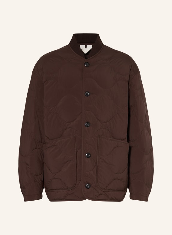 ARKET Lightweight-Daunenjacke DUNKELBRAUN