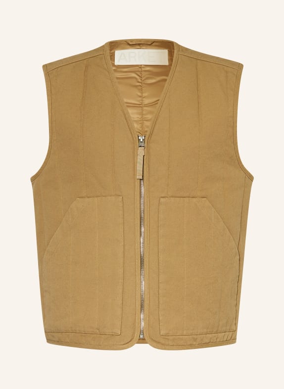 ARKET Steppweste CAMEL