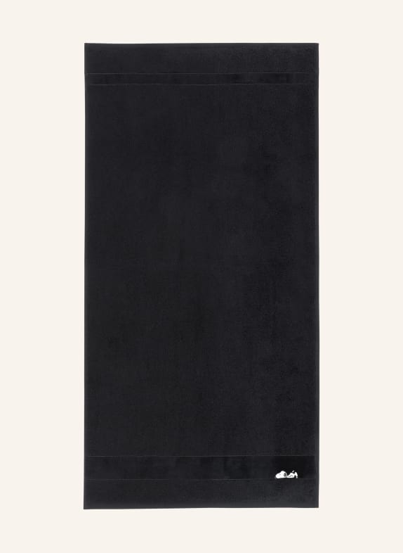 VOSSEN Handtuch SLEEPY SNOOPY SCHWARZ