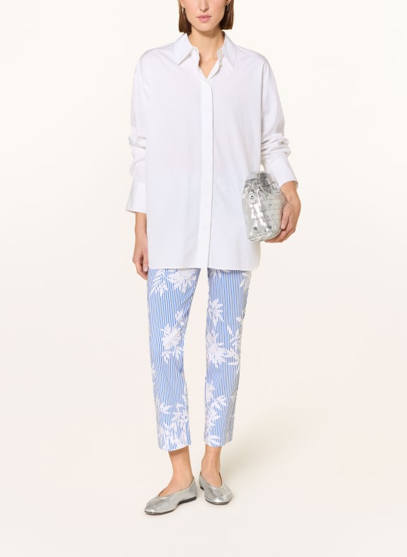 Joseph Ribkoff 7/8-broek BLAUW / WIT