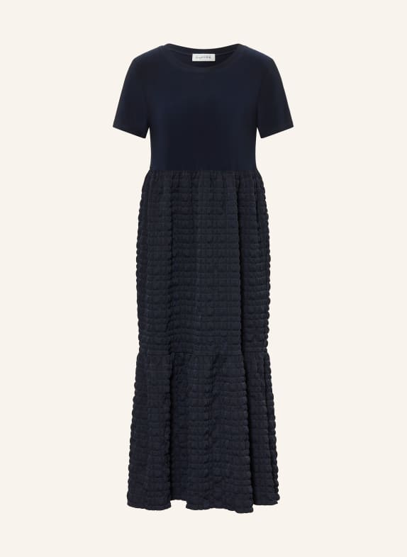 Joseph Ribkoff Sukienka z mieszanki materiałów GRANATOWY