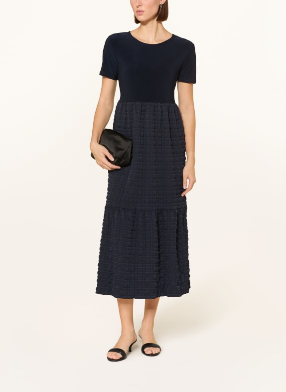 Joseph Ribkoff Dress in a mix of materials DARK BLUE