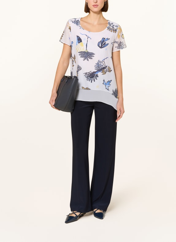 Joseph Ribkoff Blouse WIT / GEEL / BLAUW