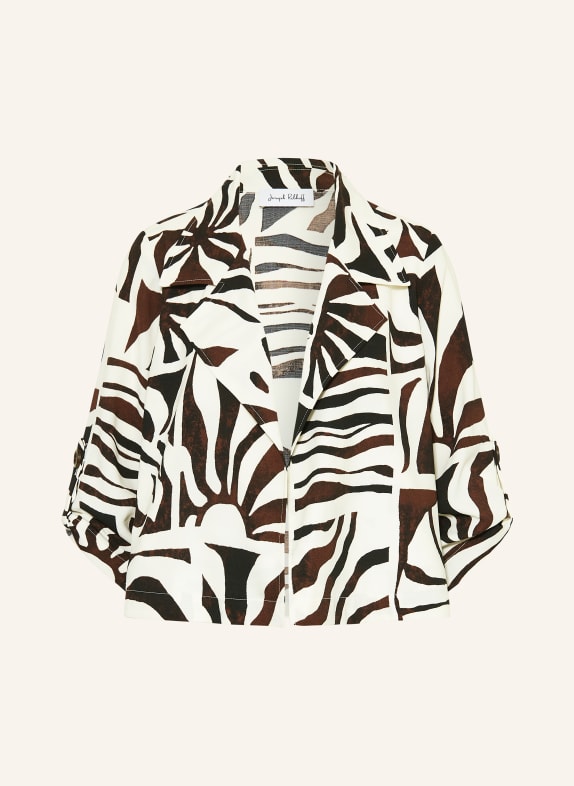 Joseph Ribkoff Marynarka z rękawami 3/4 BIAŁY / CIEMNOBRĄZOWY