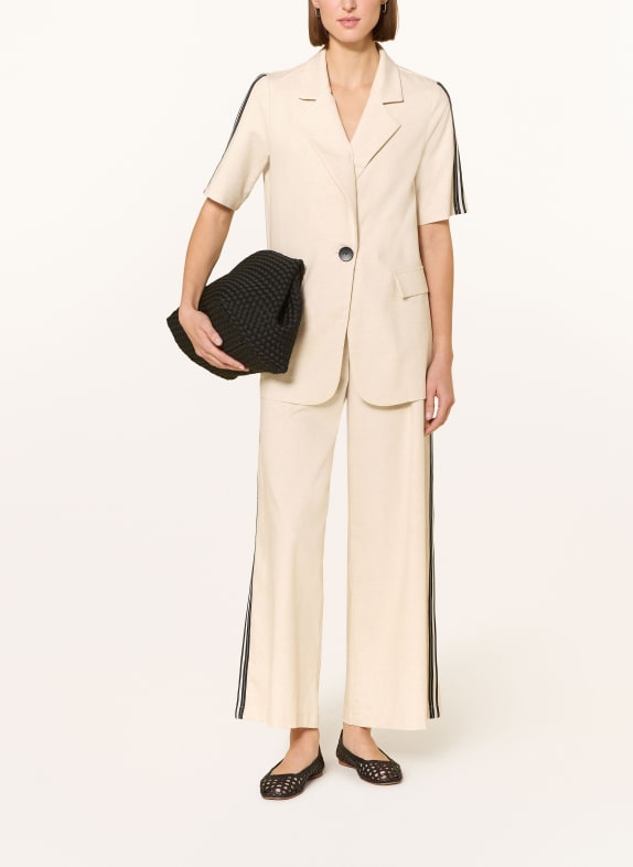 Joseph Ribkoff Blazer met linnen CRÈME / WIT / ZWART