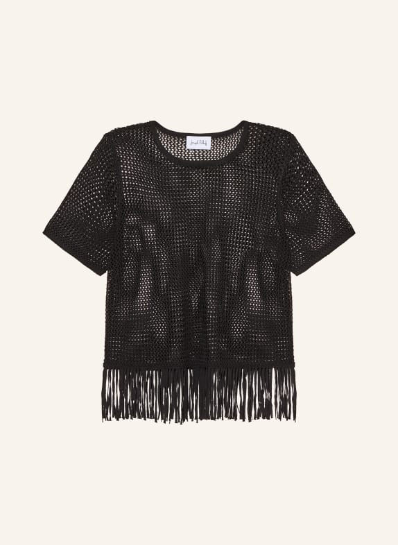 Joseph Ribkoff koszulka z dzianiny CZARNY