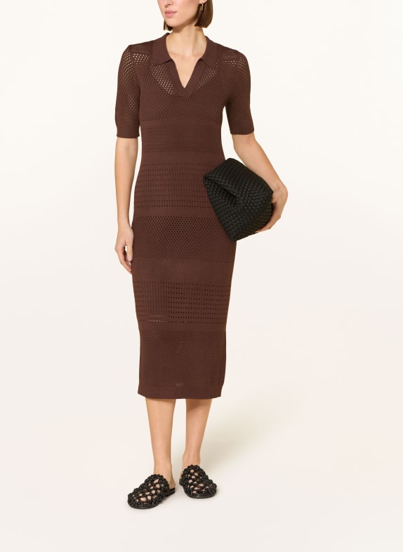 Joseph Ribkoff knit dress DARK BROWN