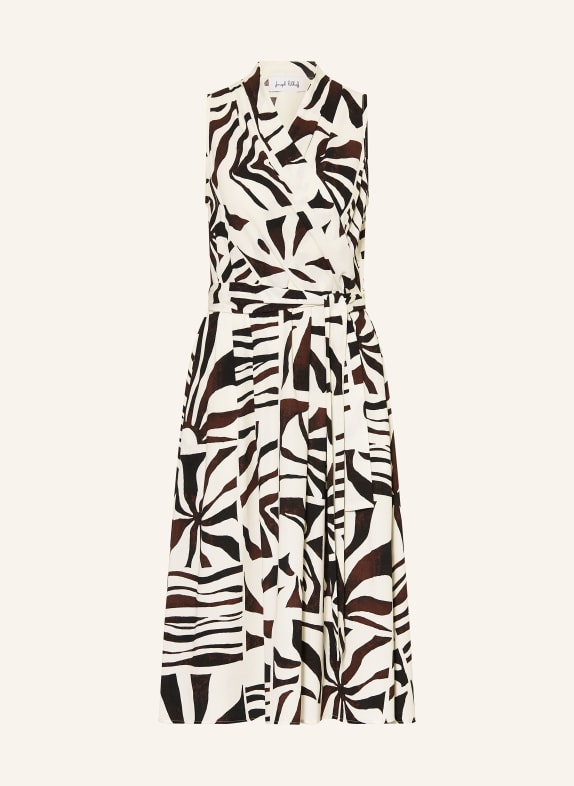 Joseph Ribkoff sukienka KREMOWY / CIEMNOBRĄZOWY