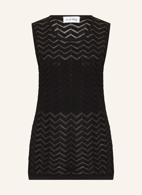 Joseph Ribkoff gebreide top ZWART