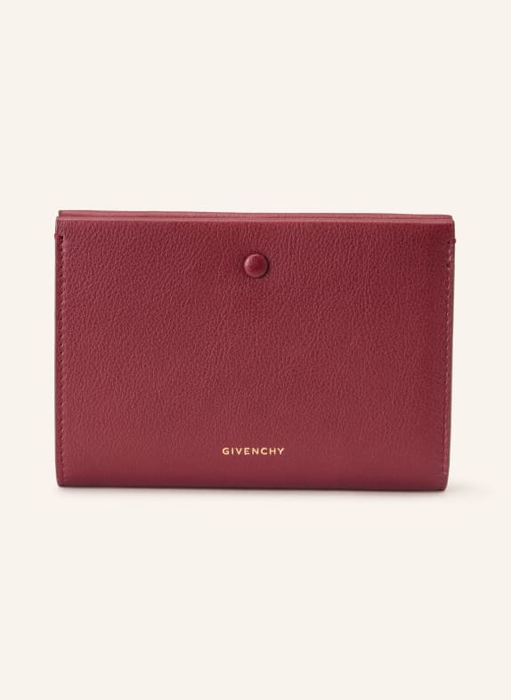 GIVENCHY Geldbörse DAY MINI DUNKELROT