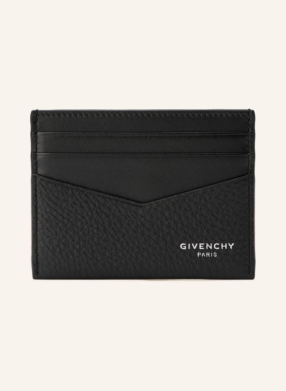 GIVENCHY Kartenetui SCHWARZ / SILBER