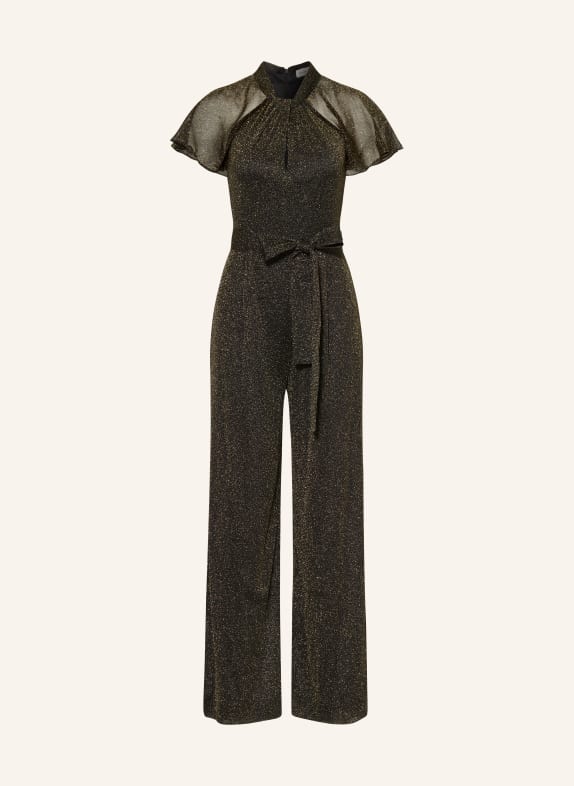 Phase Eight Jumpsuit AMARA mit Glitzergarn SCHWARZ