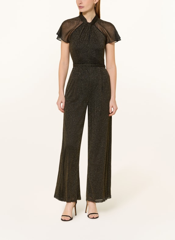 Phase Eight Jumpsuit AMARA mit Glitzergarn SCHWARZ