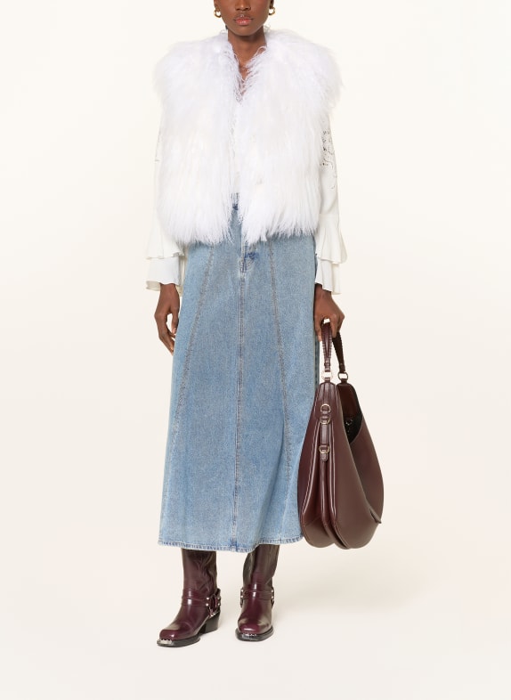 MRS & HUGS Weste WEISS