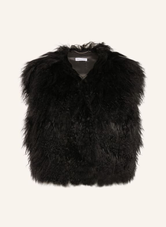 MRS & HUGS Weste SCHWARZ