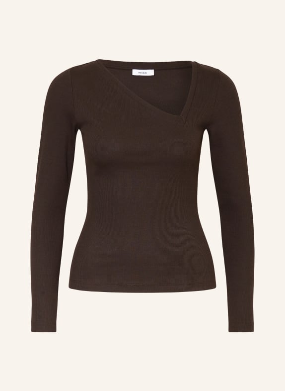 REISS Longsleeve FELICITY DUNKELBRAUN