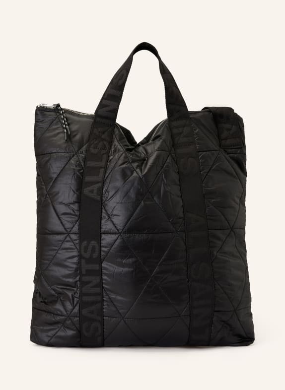 ALLSAINTS KEI backpack BLACK / SILVER