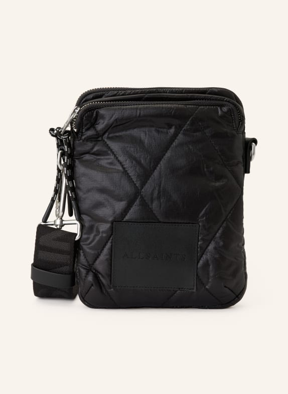 ALLSAINTS HAVEN shoulder bag BLACK / SILVER