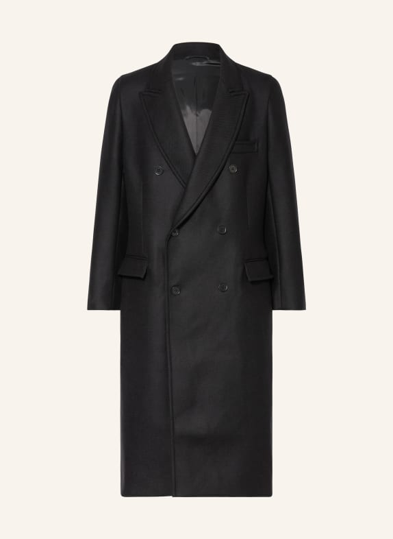 COS płaszcz wełniany CZARNY