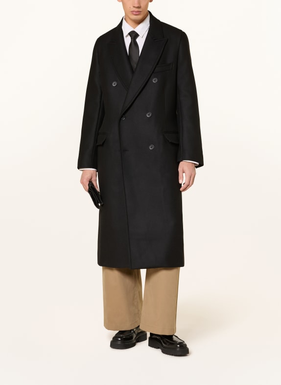 COS wool coat BLACK
